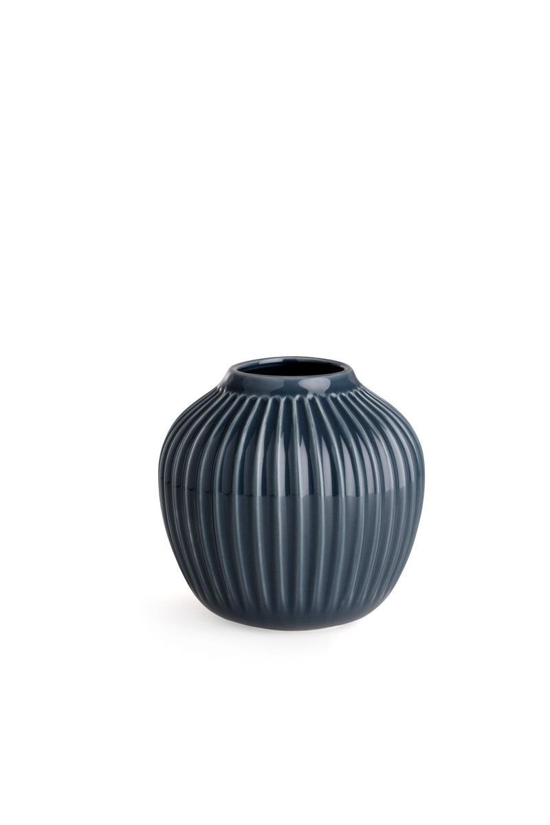 Hammershøi Vase - Anthracite Grey - Kähler - Vases - 3.3