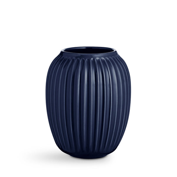 Hammershøi Vase - Indigo - Kähler - Vases - 6.7"Ø - HORNE