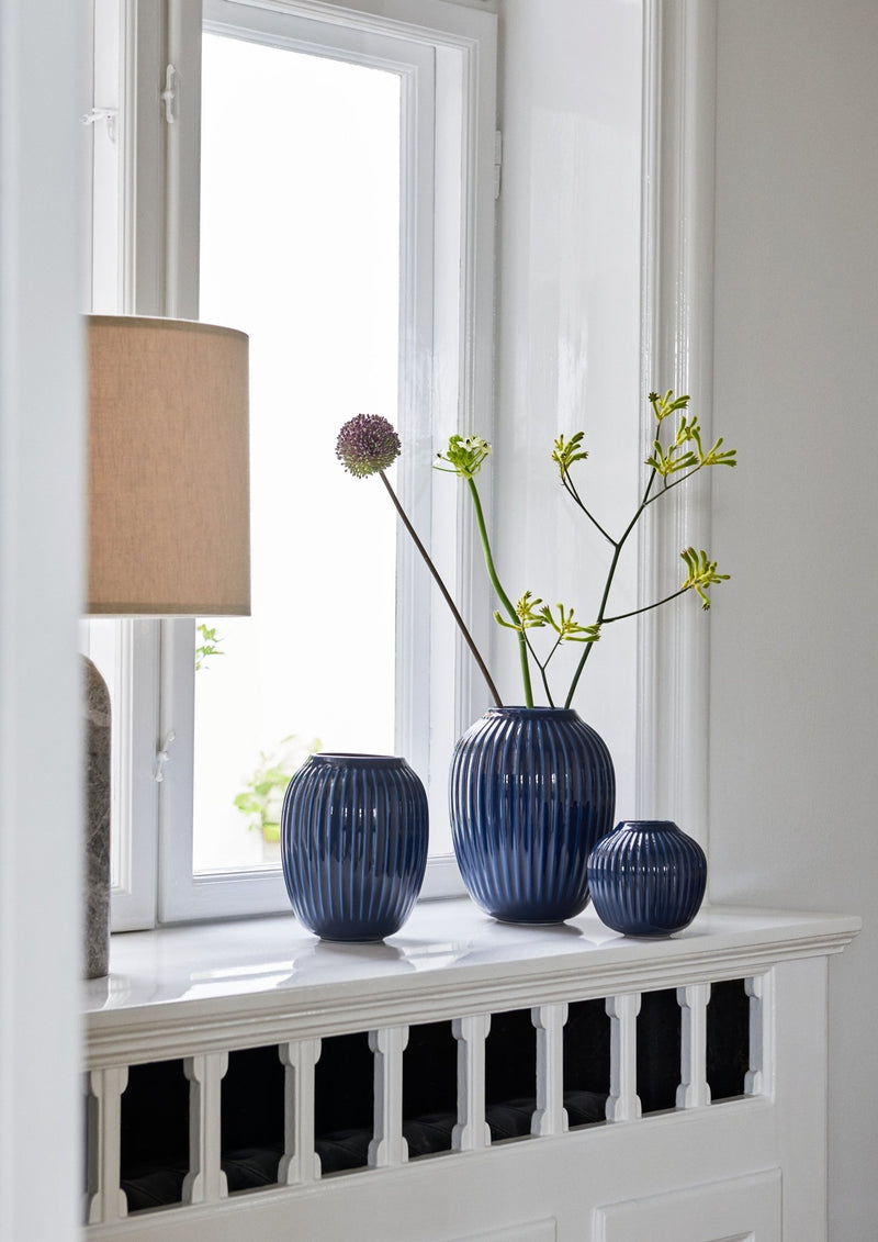 Hammershøi Vase - Indigo - Kähler - Vases - 3.3