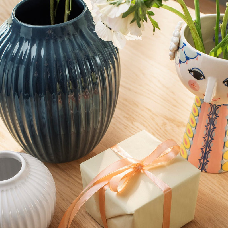 Hammershøi Vase - Indigo - Kähler - Vases - 3.3