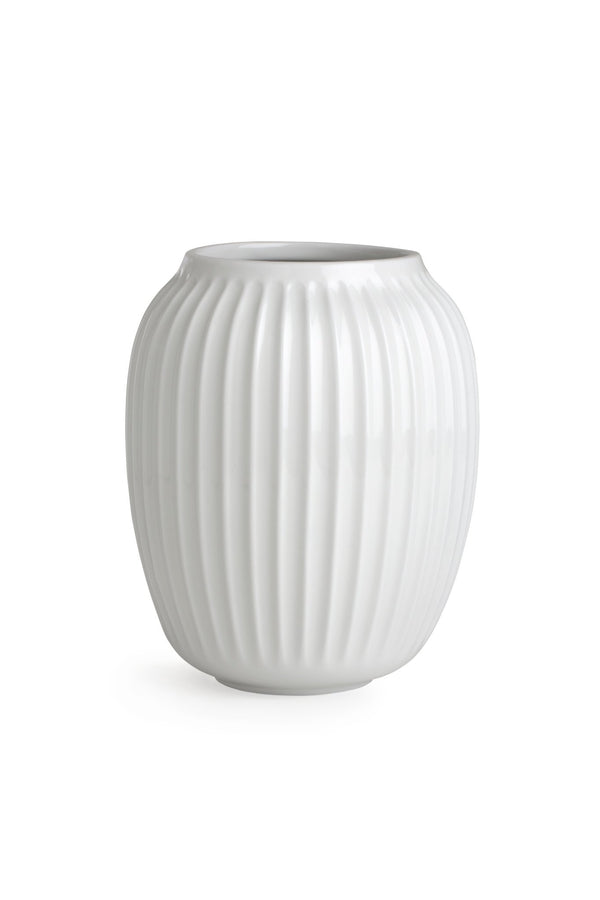 Hammershøi Vase - White - Kähler - Vases - 6.7"Ø - HORNE