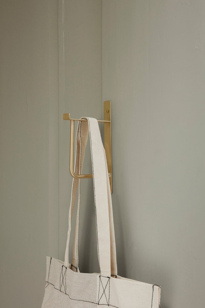 Hang Rack - Ferm Living - Shelving - Black Brass - HORNE