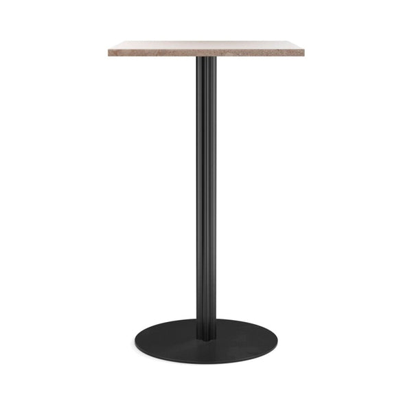 Harbour Column Bar Table - 24" x 28" - Audo Copenhagen - Tables + Desks - Sand Stone - HORNE
