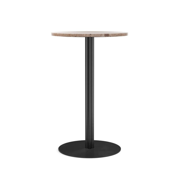 Harbour Column Counter Table - 24" Dia - Audo Copenhagen - Tables + Desks - Sand Stone - HORNE
