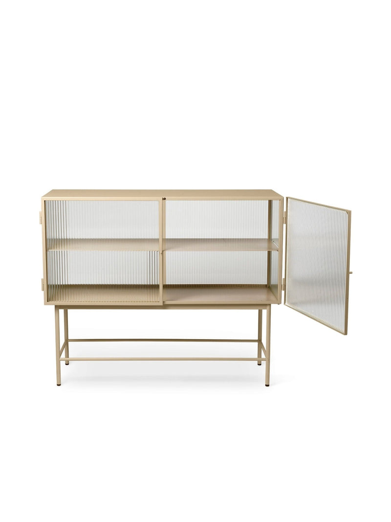 Haze Sideboard - Ferm Living - Storage + Organization - Black - Reeded - HORNE
