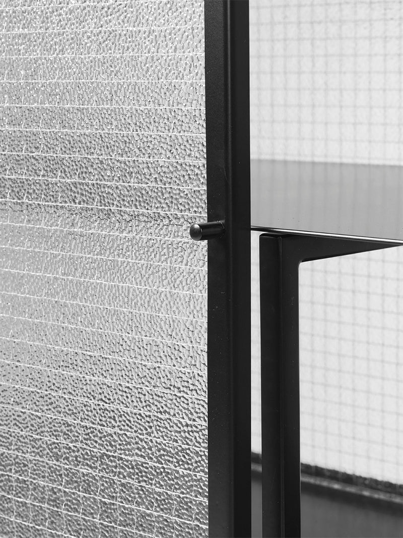 Haze Sideboard - Ferm Living - Storage + Organization - Black - Reeded - HORNE