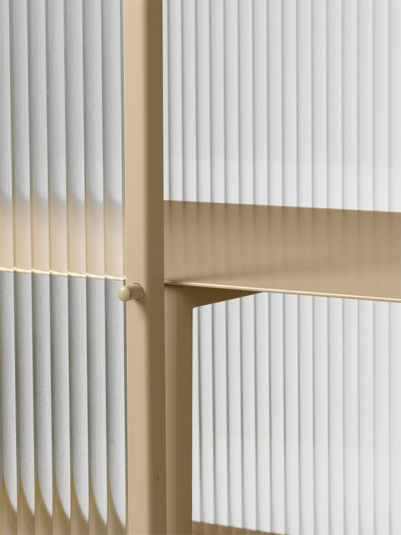 Haze Sideboard - Ferm Living - Storage + Organization - Black - Reeded - HORNE