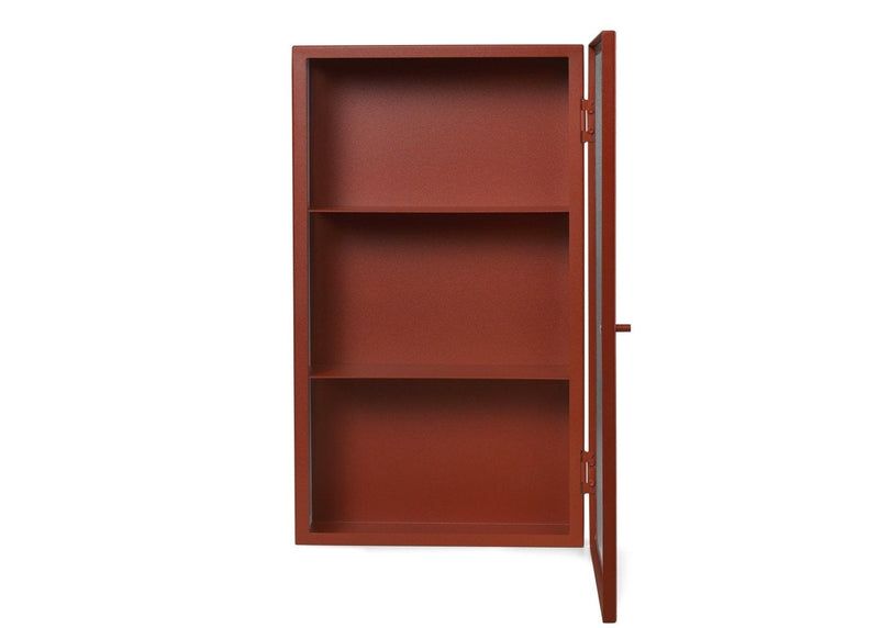 Haze Wall Cabinet - Ferm Living - Storage + Organization - Black - Reeded - HORNE