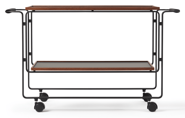 HB 128 Bar Cart - Lange Production - Trolleys + Carts - Black - HORNE