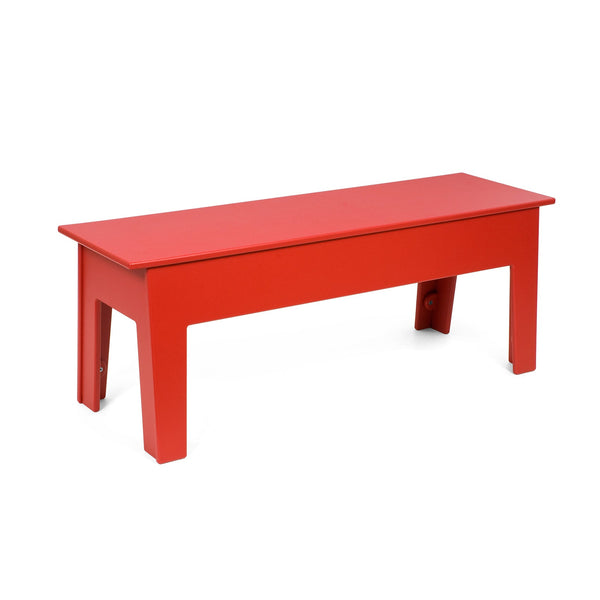 Health Club Bench - 58" - Loll Designs - Outdoor Furniture - Apple Red - HORNE