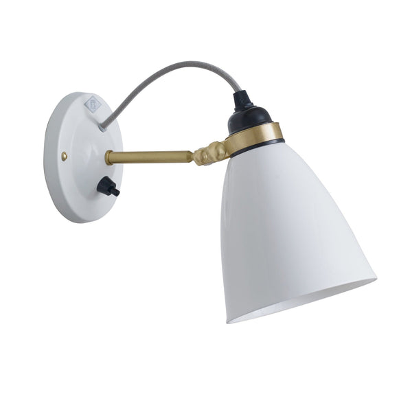 Hector 30 Wall Light with Switch - Gray Cable - Original BTC - Wall Sconces - HORNE