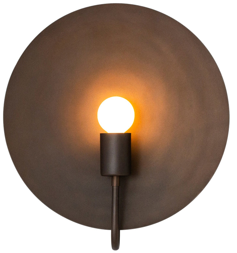 Helios - ADA Sconce - Workstead - Wall Sconces - Hewn Brass - HORNE