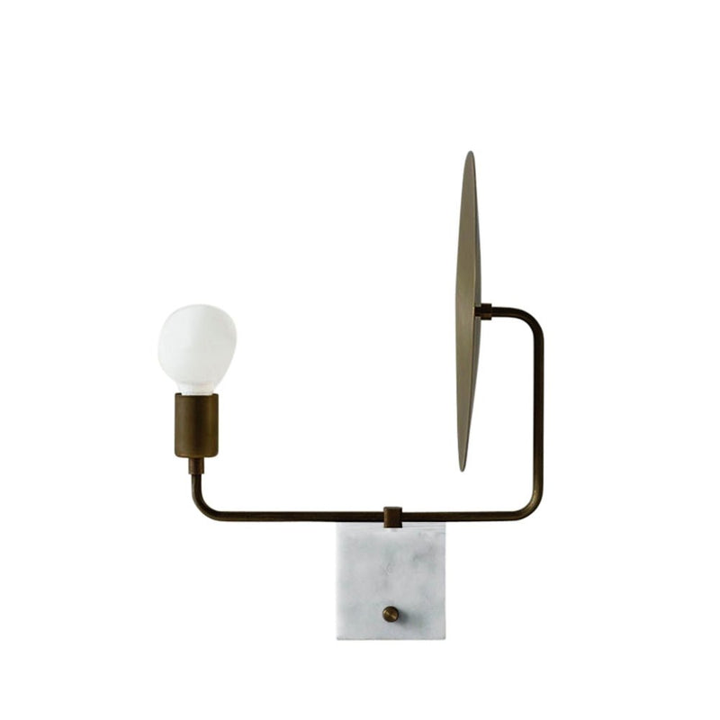 Helios Table Lamp - Workstead - Table + Task - Hewn Brass - HORNE