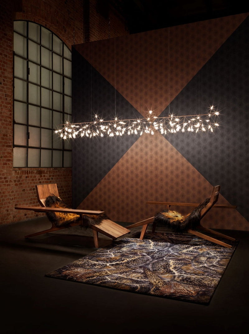 Heracleum III Linear Pendant - Moooi - Ceiling Lights - Copper - HORNE