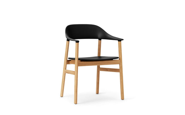 Herit Armchair - Oak - Normann Copenhagen - Chairs - Black - HORNE