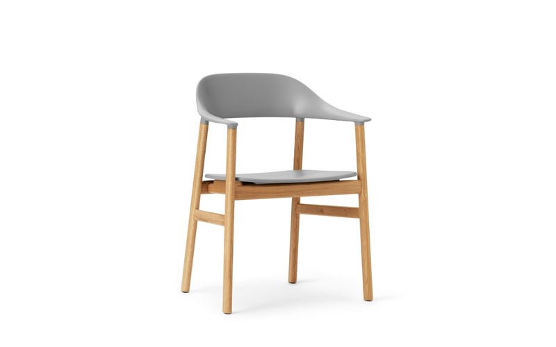 Herit Armchair - Oak - Normann Copenhagen - Chairs - Grey - HORNE