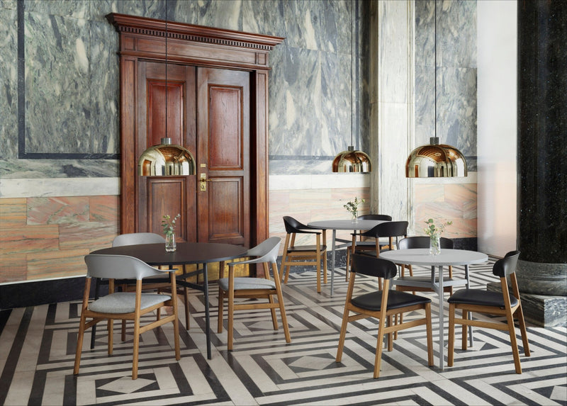 Herit Armchair - Oak - Normann Copenhagen - Chairs - Grey - HORNE