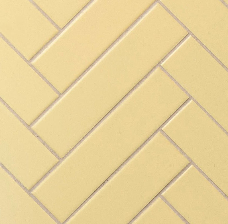 Herringbone Coffee Table - Warm Nordic - Tables - Butter Yellow - HORNE