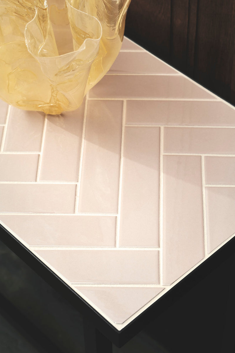 Herringbone Console Table - Warm Nordic - Tables - Black - HORNE