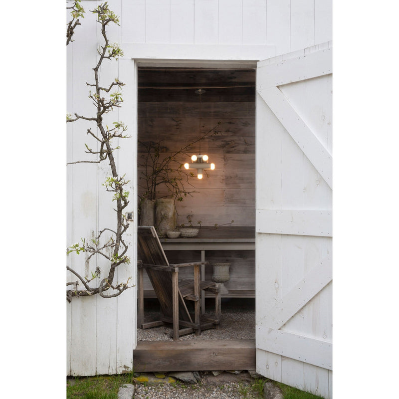 Hieroglyph Pendant - Workstead Pendants - Natural Oak - Hewn Brass + Beige Cord - HORNE