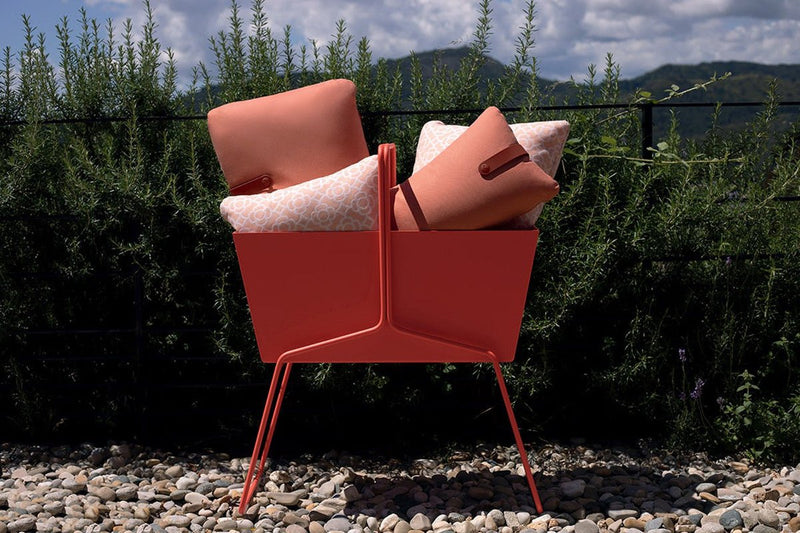 High Basket Planter - Fermob - Outdoor Furniture - Acapulco Blue - HORNE