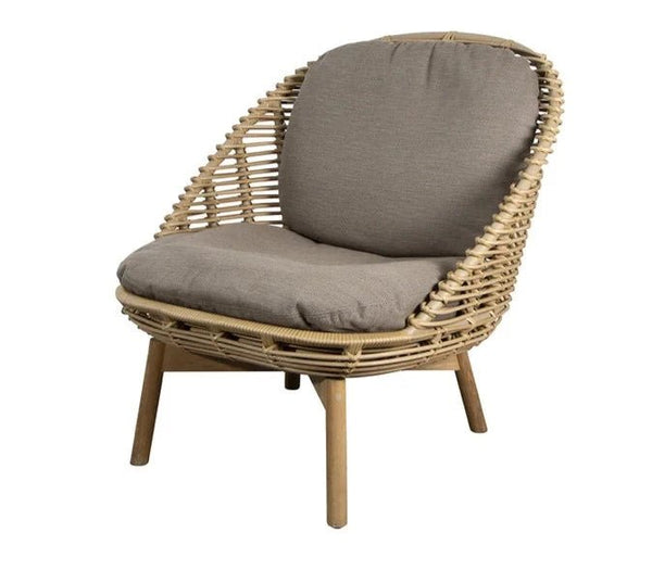 Hive Lounge Chair - Taupe - Cane Line - Outdoor Furniture - HORNE