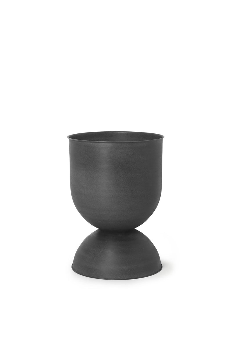 Hourglass Pot - Ferm Living - Office Accessories - Black / Dark Grey - Small - HORNE