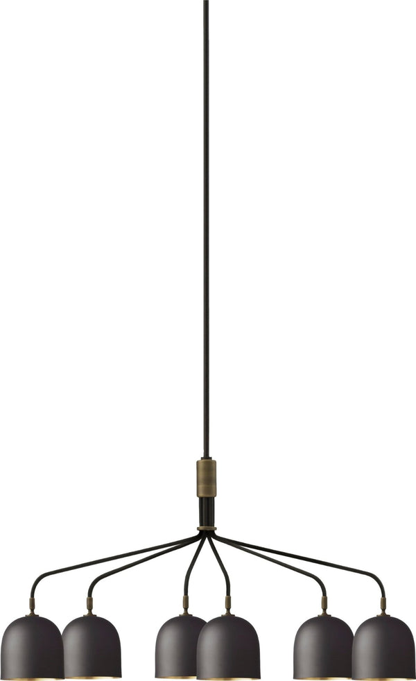 Howard Chandelier - Gubi - Chandeliers - Gunmetal - HORNE