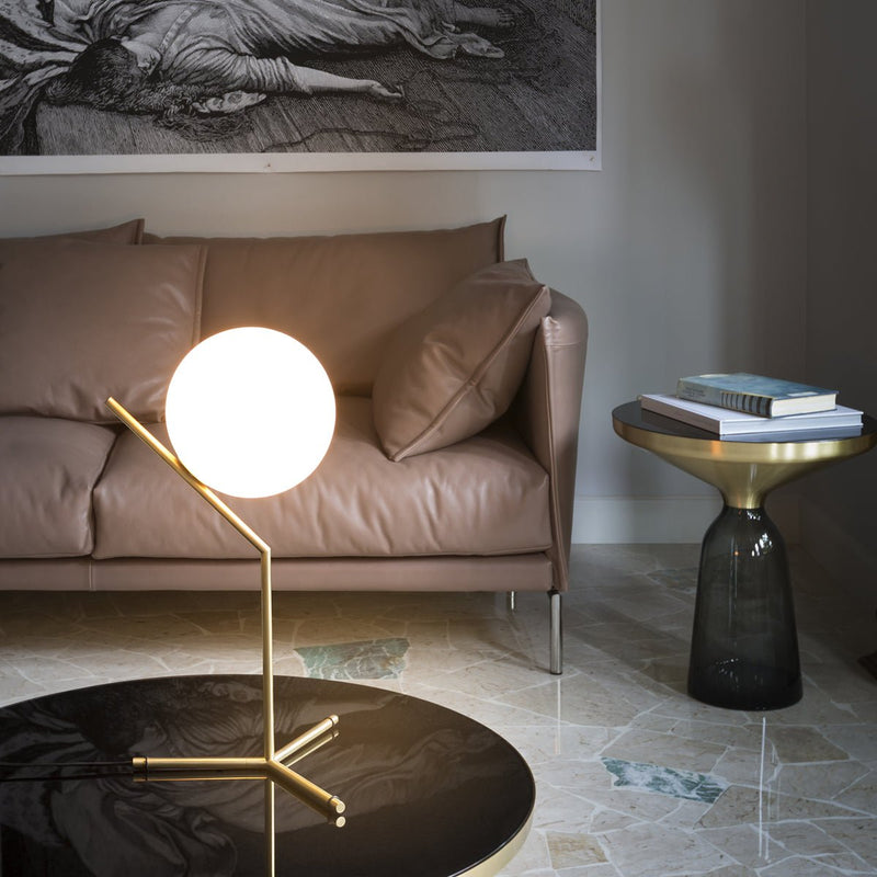 IC Dimmable Table Lamp - Flos - Table + Task - T1 High - Brass - HORNE