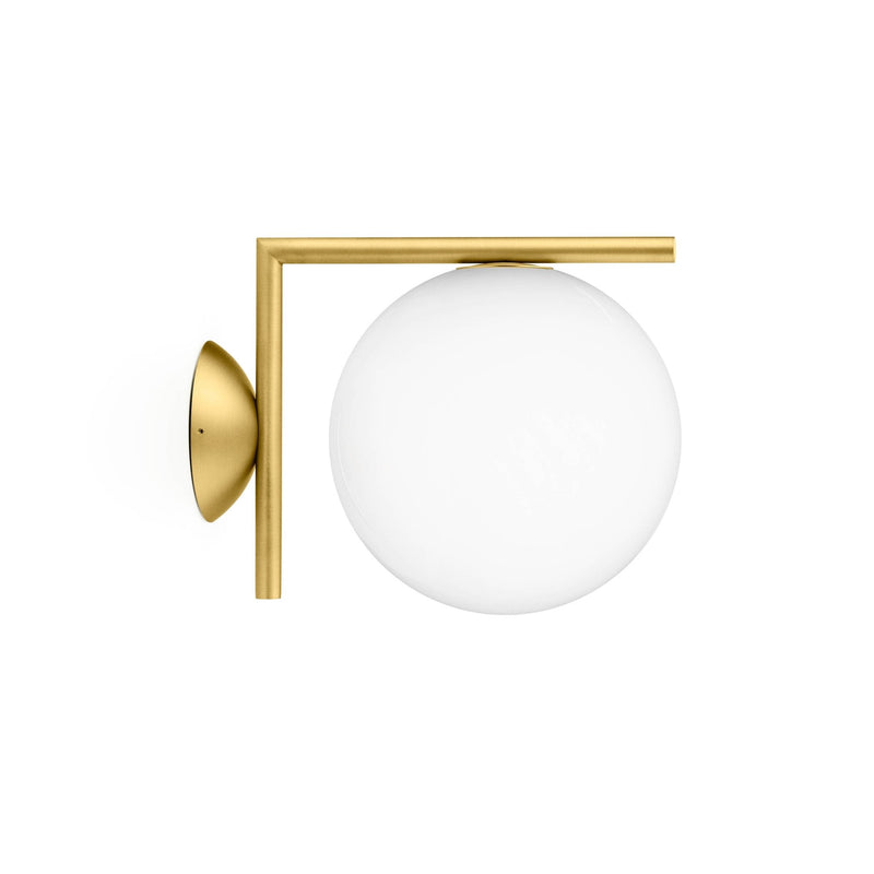IC Outdoor 1 - Ceiling / Wall Sconce - Flos - Wall Sconces - Black - HORNE