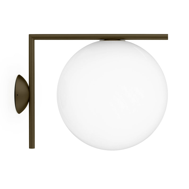 IC Outdoor 2 - Ceiling / Wall Sconce - Flos - Wall Sconces - Black - HORNE