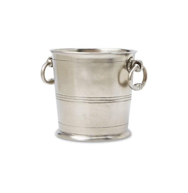 Ice Bucket with Rings - Match Pewter - Barware - Without Tongs - HORNE