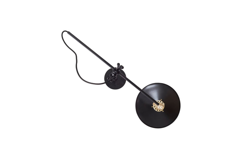 Industrial Wall Lamp - Workstead - Wall Sconces - Hardwired - Industrial Black - HORNE