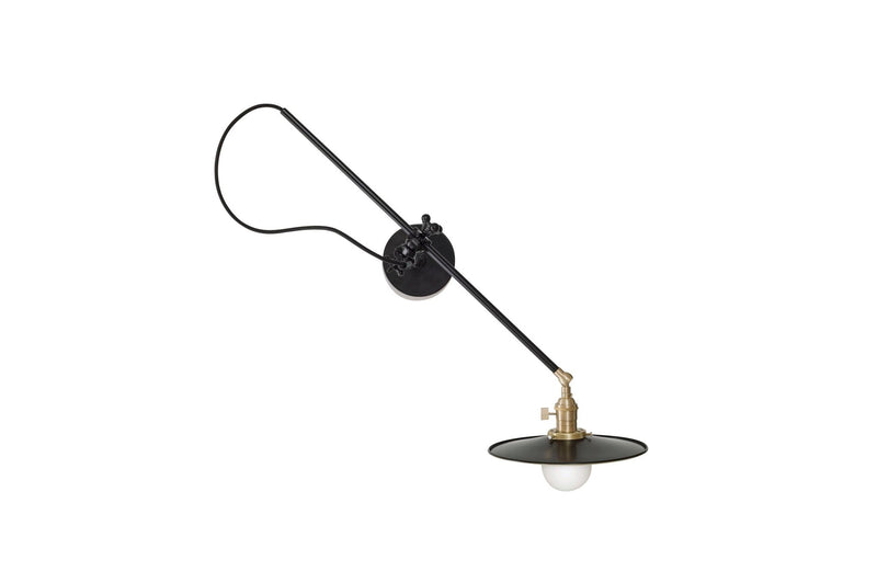Industrial Wall Lamp - Workstead - Wall Sconces - Hardwired - Industrial Black - HORNE
