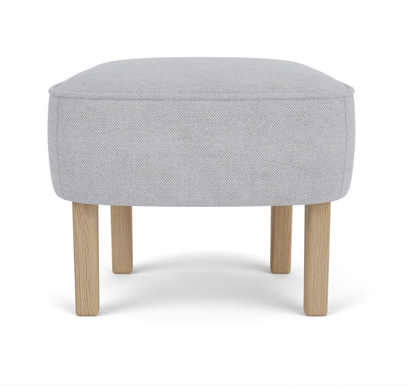 Ingeborg Footstool - Fiord - Audo Copenhagen - Stools + Benches + Ottomans - Fiord 0751 - Natural Oak - HORNE