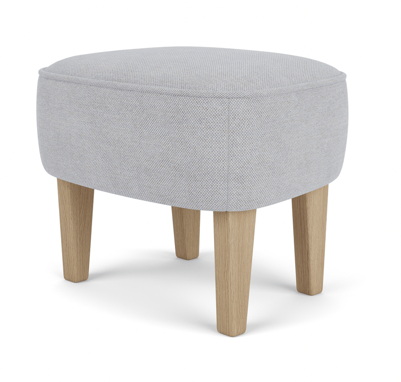 Ingeborg Footstool - Fiord - Audo Copenhagen - Stools + Benches + Ottomans - Fiord 0751 - Natural Oak - HORNE