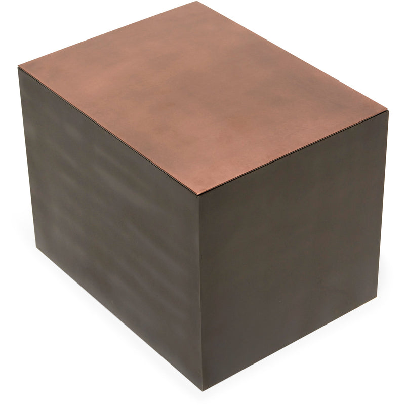 Inheritance Collection Block Table - Stephen Kenn - Tables + Desks - Blackened Steel Base & Copper Top - HORNE