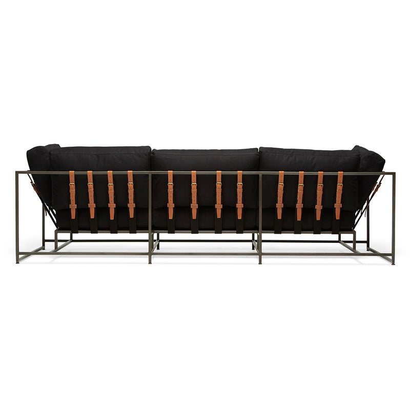 Inheritance Sofa - Black Frame/Black Canvas