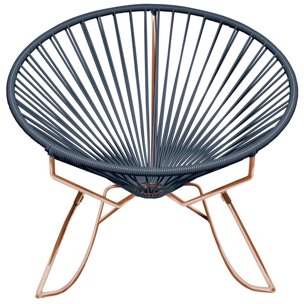 Innit Rocking Chair - Copper Base - Set of 2 - Innit Designs - Chairs - Grey - HORNE
