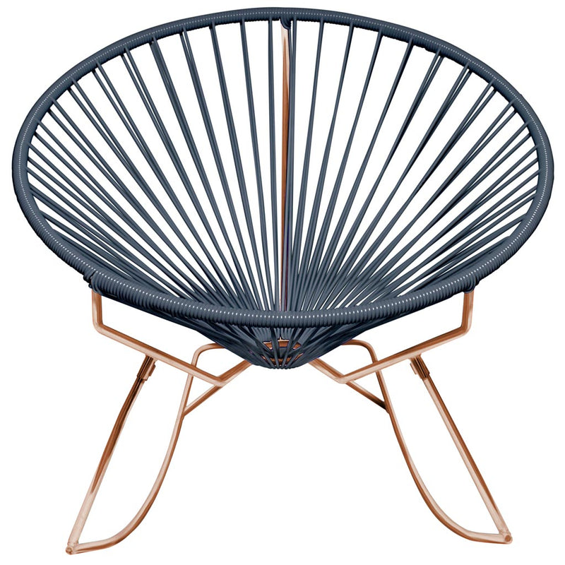 Innit Rocking Chair - Copper Base - Set of 2 - Innit Designs - Chairs - Black - HORNE