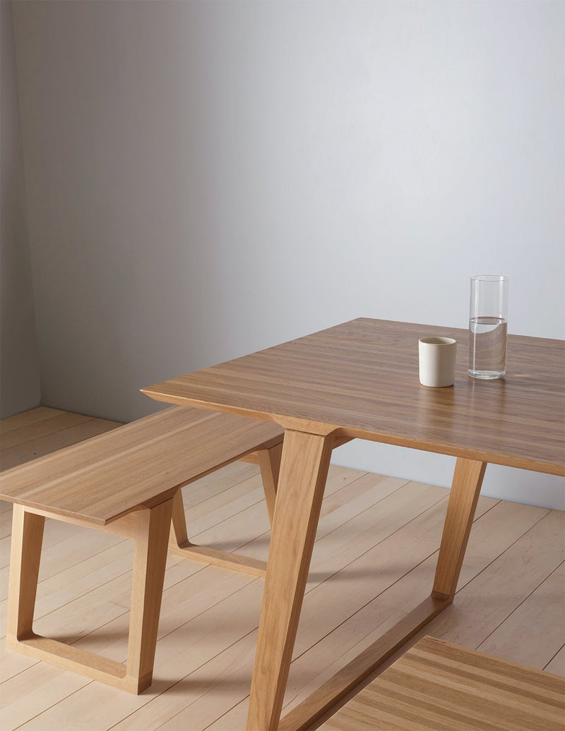 Isometric Table - White Oak