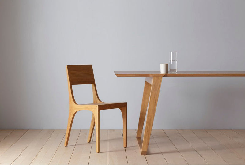 Isometric Table - White Oak