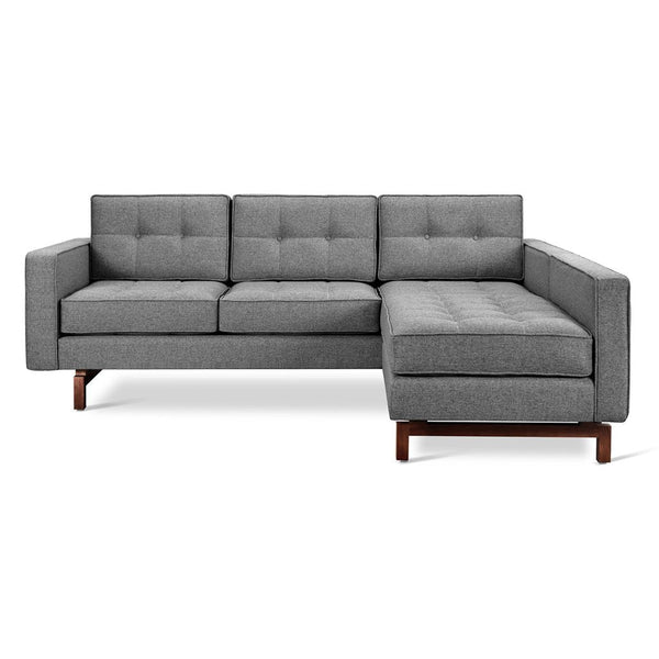 Jane 2 Loft Bi - Sectional - Gus* Modern - Sofas - Parliament Stone - Walnut - HORNE
