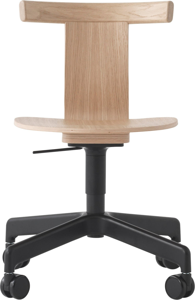 Jiro Swivel Chair - Resident - Chairs - Black With Black Base - HORNE