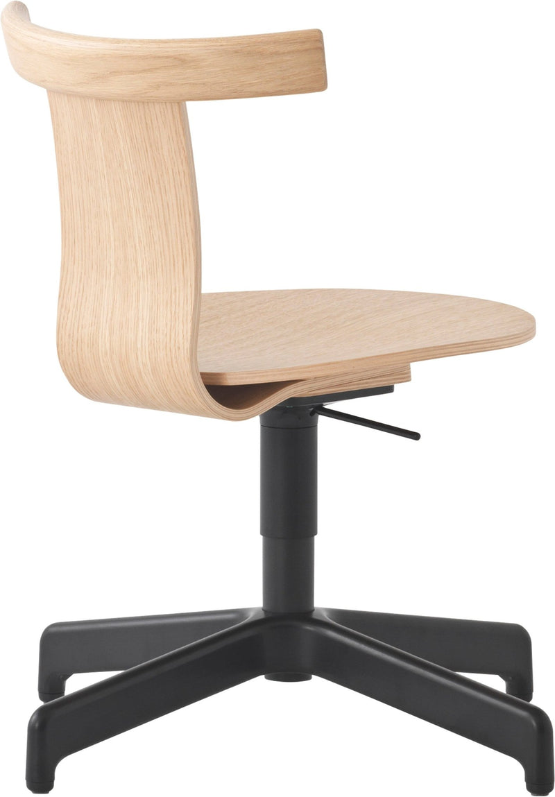 Jiro Swivel Chair - Resident - Chairs - Black With Black Base - HORNE