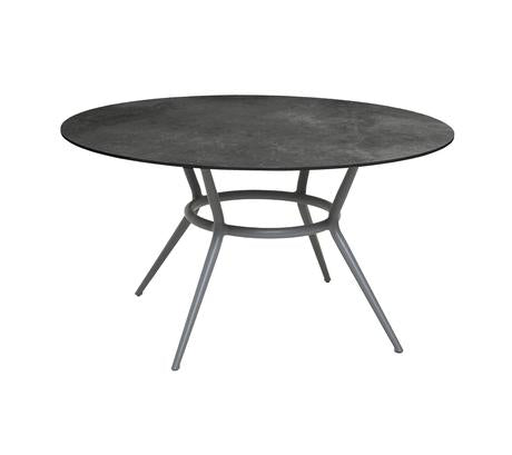 Joy Circular Dining Table - Cane Line - Outdoor Furniture - Lava Grey - Black - HORNE