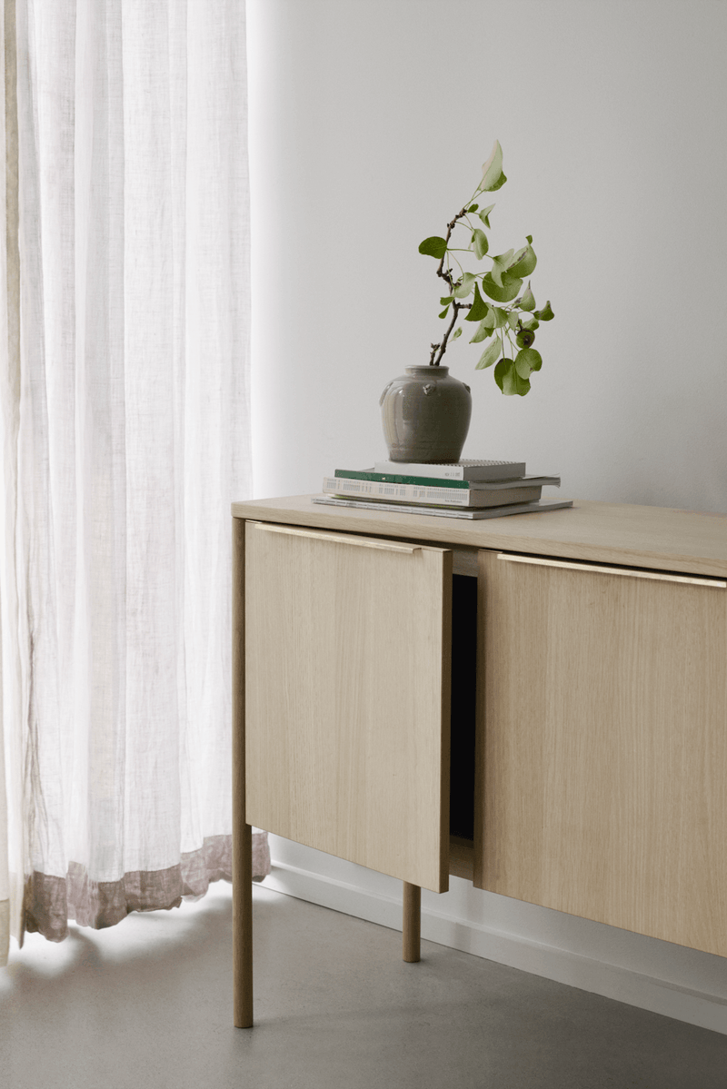 Jut Cabinet - Skagerak by Fritz Hansen - Sideboards + Cabinets - Oak Top - HORNE