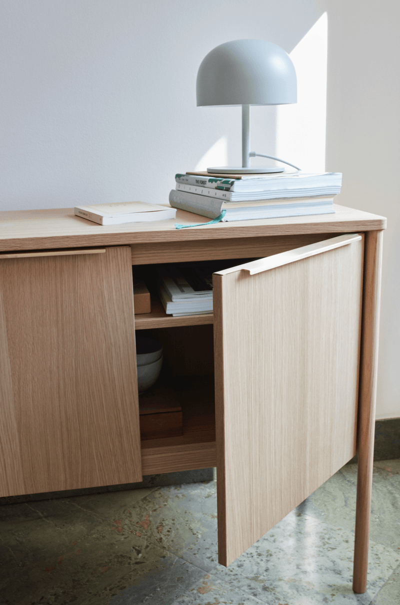 Jut Cabinet - Skagerak by Fritz Hansen - Sideboards + Cabinets - Oak Top - HORNE
