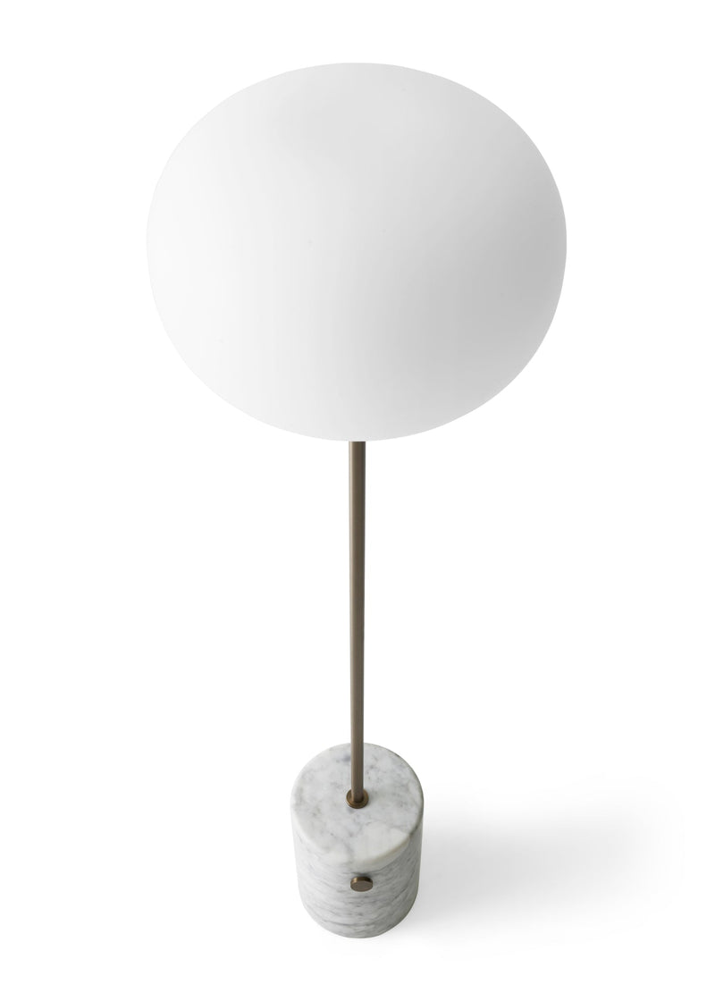 JWDA Floor Lamp - Audo Copenhagen - Pendants - Travertine / Brushed Brass - HORNE