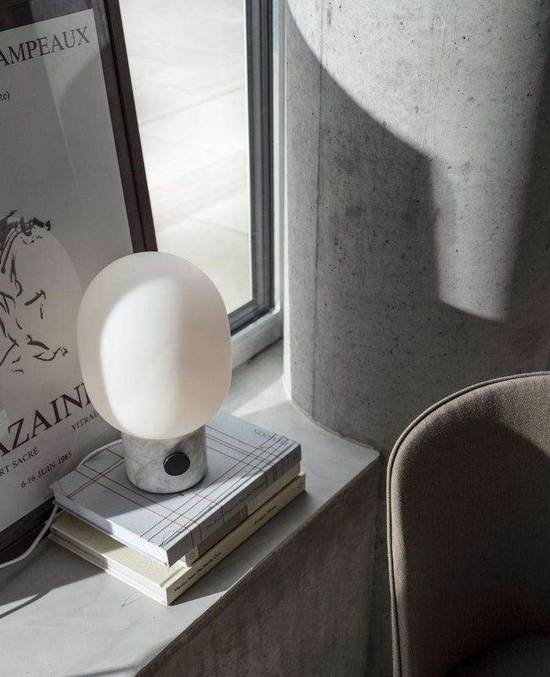 JWDA Marble Table Lamp - Audo Copenhagen - Table + Task - Calacatta Viola Marble - HORNE